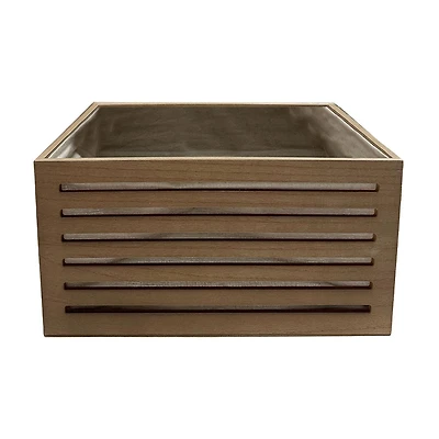 Wooden Storage Bin, Large