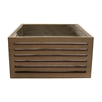Wooden Storage Bin, Large