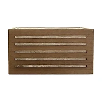 Wooden Storage Bin, Small