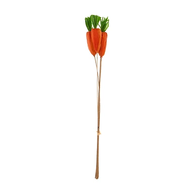 Artificial Carrot Floral Pick, Assorted Colors