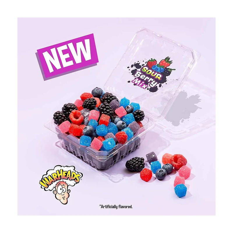 Warheads Berry Cubes Theater Box
