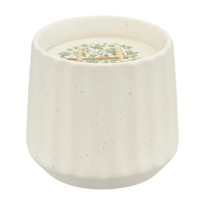 Ribbed Scented Candle, Midnight, 12 oz