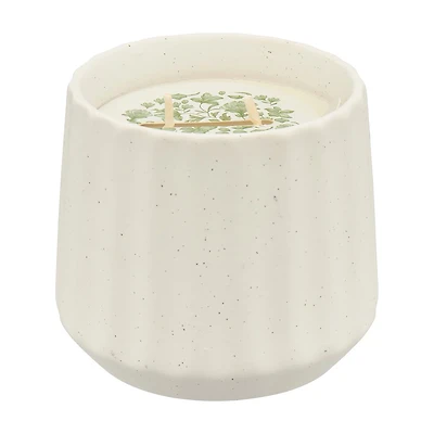 Ribbed Scented Candle, Midnight, 12 oz