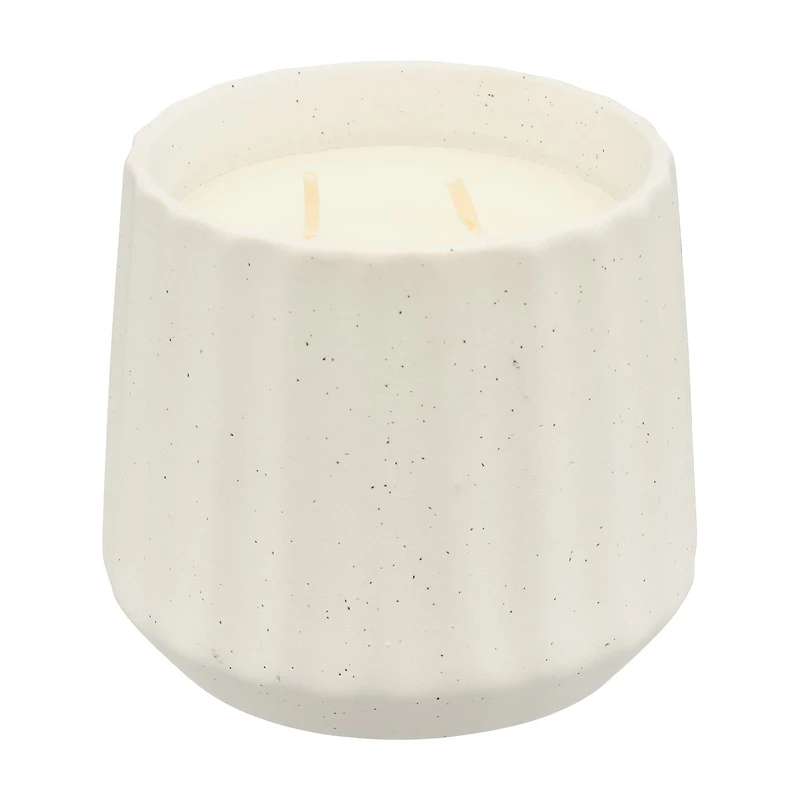 Ribbed Scented Candle, Midnight, 12 oz