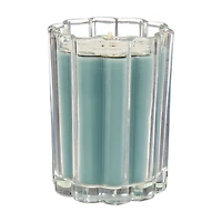 Glass Ribbed Candle, Citrus Herb, 8 oz