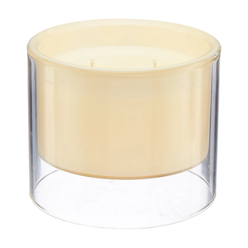 Double Glass Candle, Citron, 10 oz