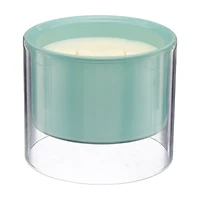 Double Glass Candle, Cashmere, 10 oz