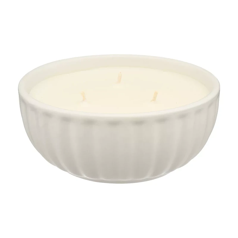 Ceramic Bowl Candle, 15 oz, 2 Assorted Scents