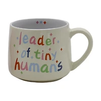 Mother's Day 'leader of tiny humans' Ceramic Coffee Mug, 17 oz