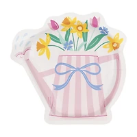 Watering Can Plate, 8 ct