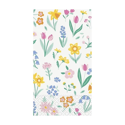 Spring Multicolor Floral Guest Napkins, 16 ct