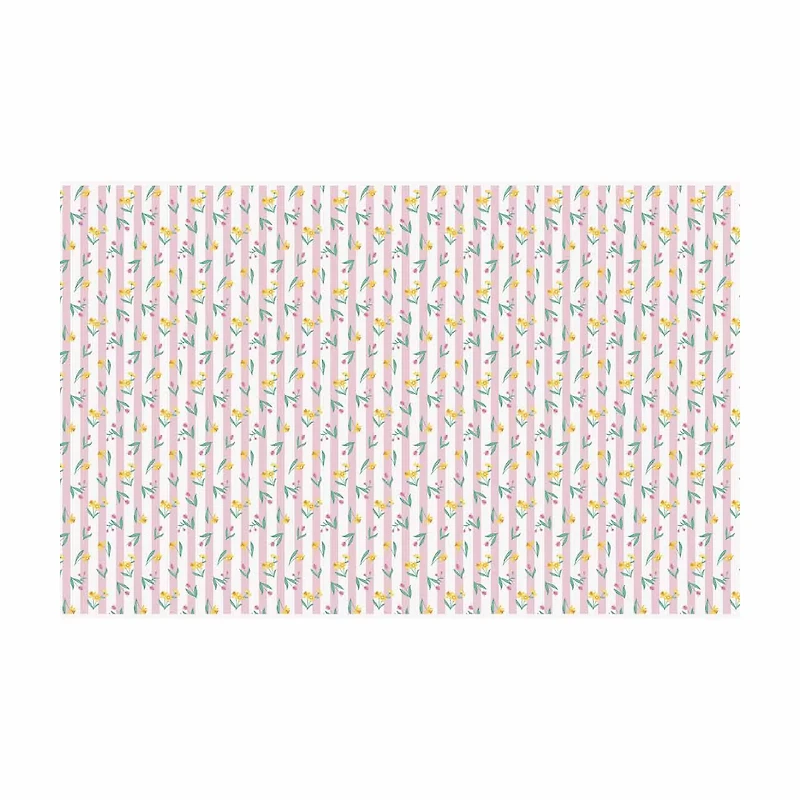 Unique Party Floral Tablecover, 54x84 in