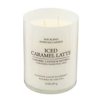 Scented Soy Candle, Iced Caramel Latte, 14 oz