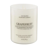 Scented Soy Candle, Grapefruit, 14 oz