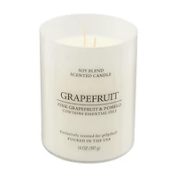 Scented Soy Candle, Grapefruit, 14 oz