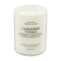 Scented Soy Candle, Cashmere Tonka, 14 oz