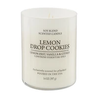 Scented Soy Candle, Lemon Drop Cookies, 14 oz