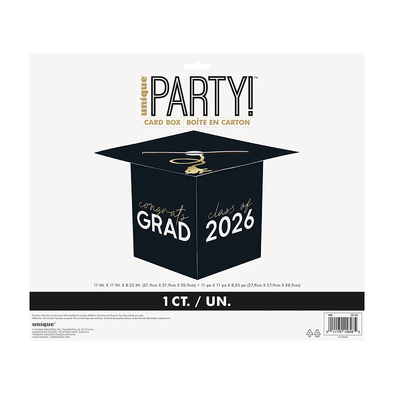 Unique Party! Graduation Card Box