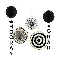 Unique Party! Graduation Hanging Decorations, 5 ct