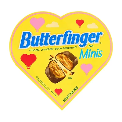 Butterfinger Minis Heart Box, 5.9 oz