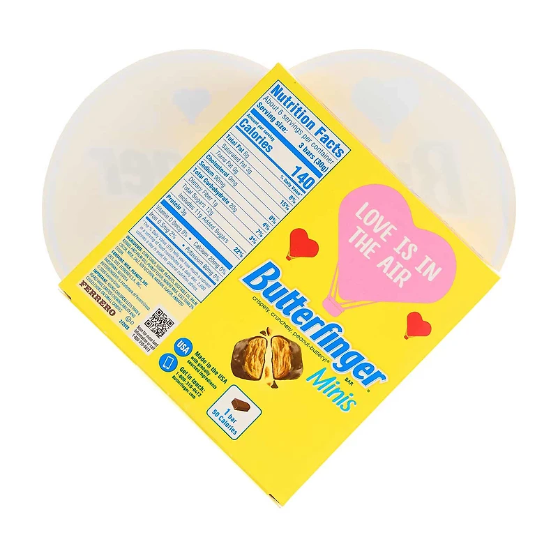 Butterfinger Minis Heart Box, 5.9 oz