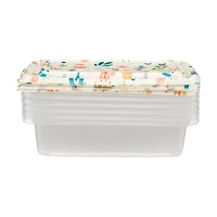 Jessica Simpson Butterfly Disposable Food Containers, 33.8 oz, 12 pc