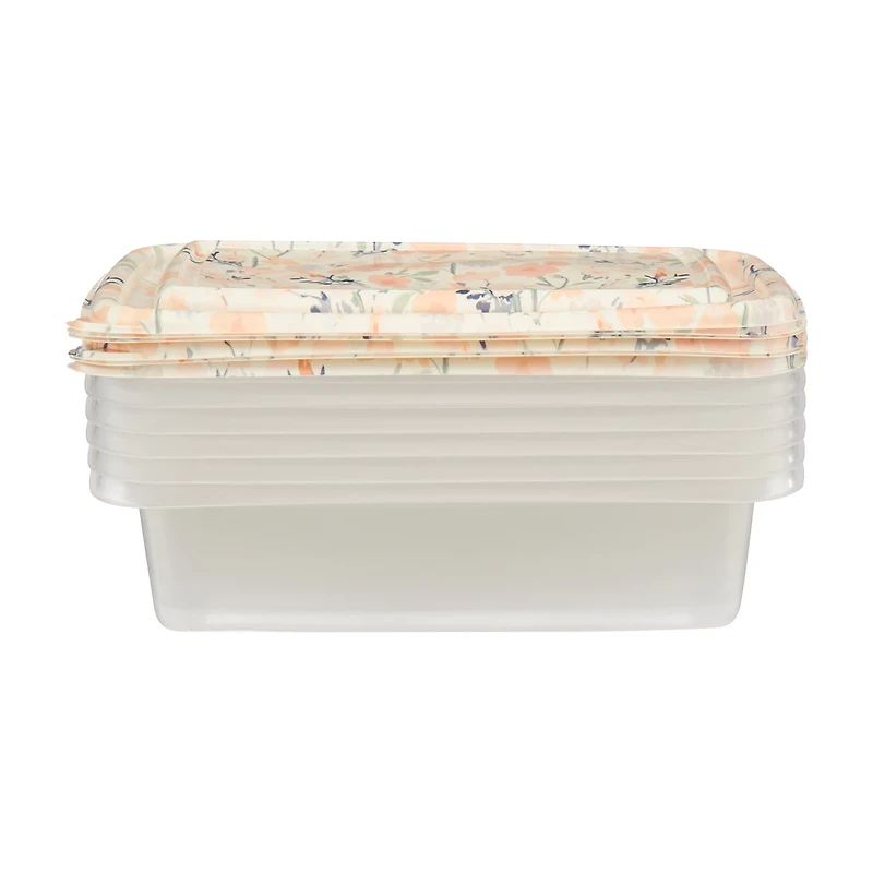 Jessica Simpson Floral Pattern Disposable Food Container Set, 12 pk