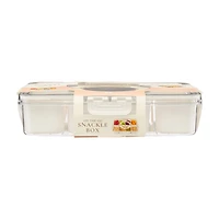 Jessica Simpson On-the-Go 8-Compartment Cream Snackle Box Food Storage Container
