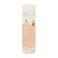 Jessica Simpson Cream Electric Milk Frother