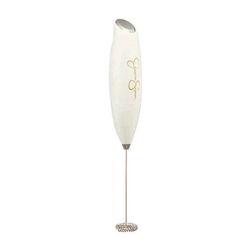 Jessica Simpson Cream Electric Milk Frother