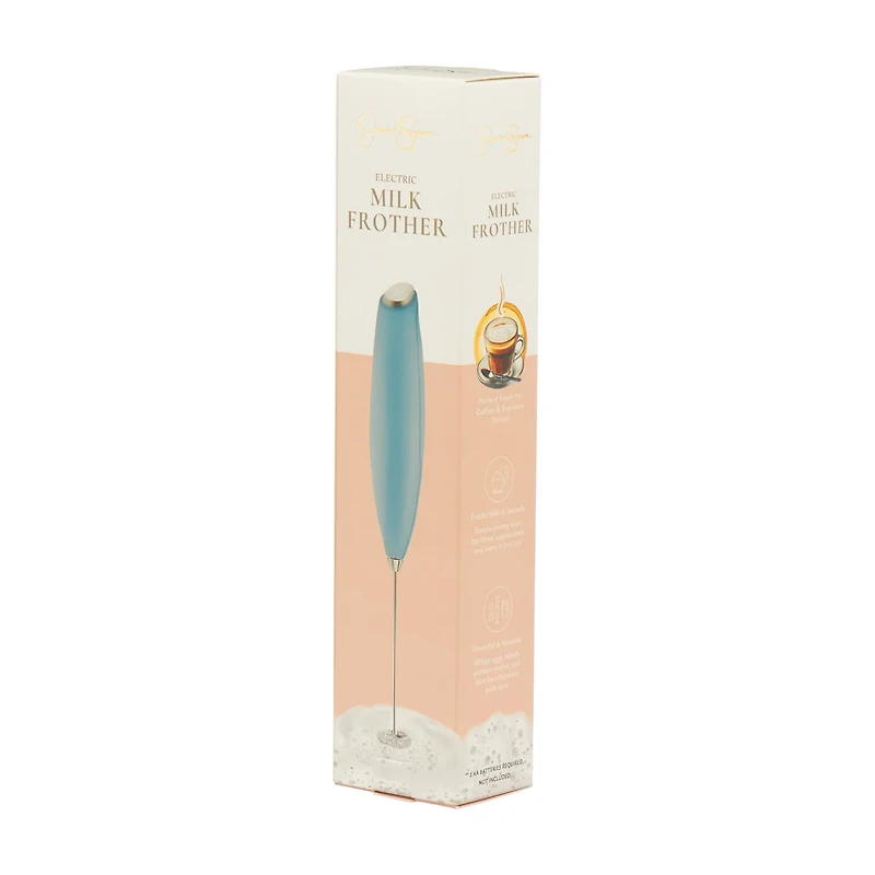 Jessica Simpson Blue Electric Milk Frother