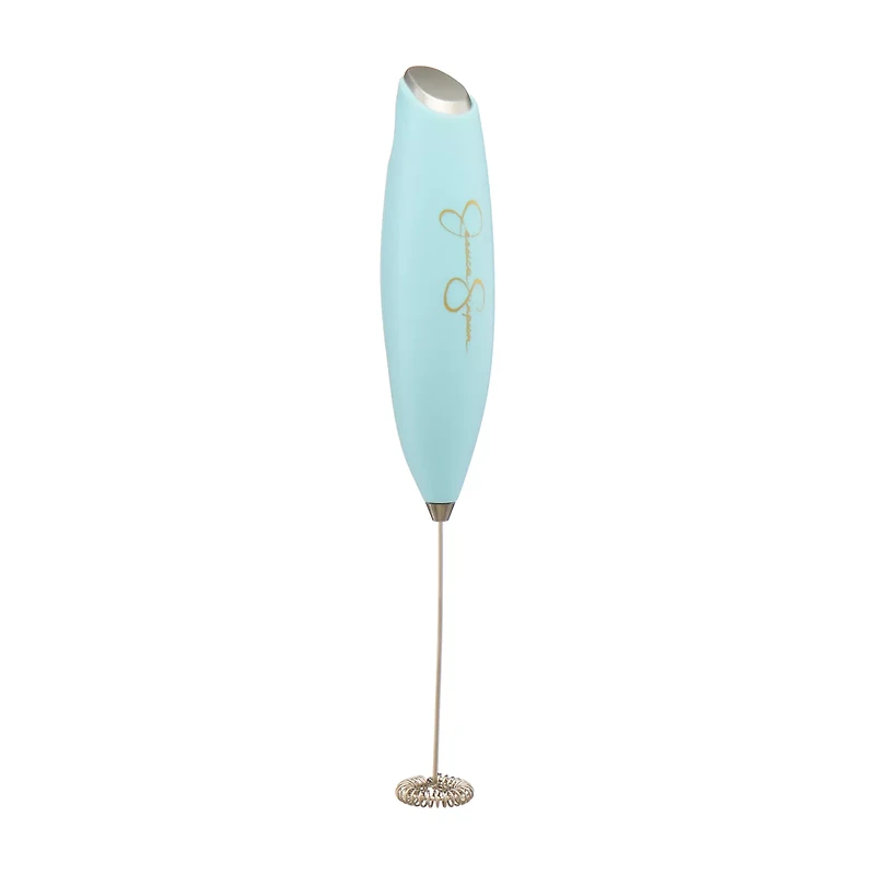 Jessica Simpson Blue Electric Milk Frother