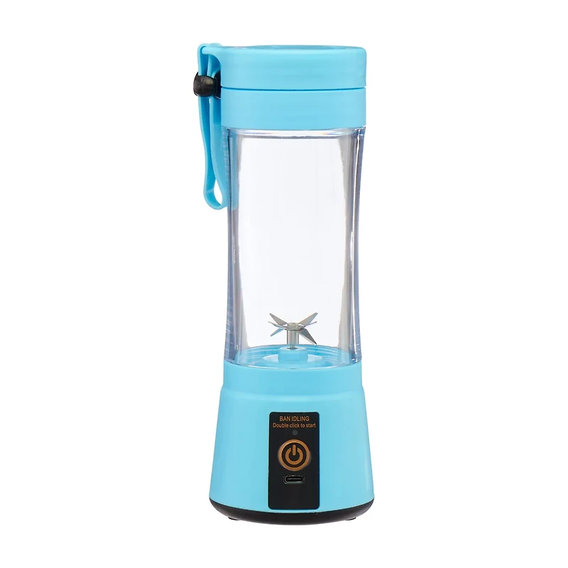 Jessica Simpson Blue Plastic Portable Juice Blender