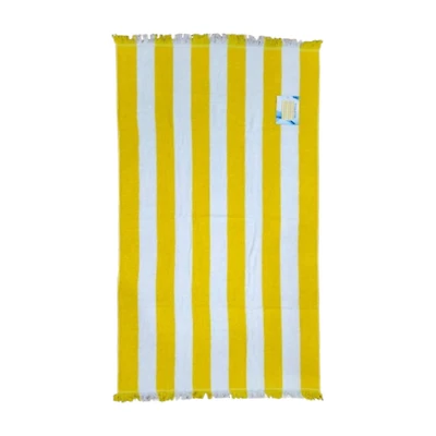 Summer Yellow Cotton Fouta Beach Towel
