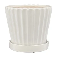 Medium Planter, White