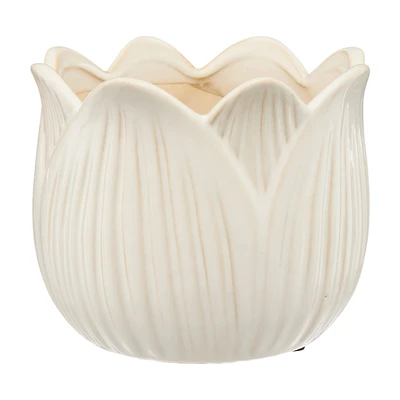 Bliss Cream Garden Planter, Medium