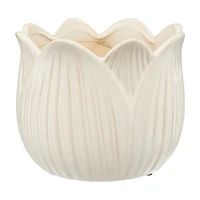 Bliss Cream Garden Planter, Medium