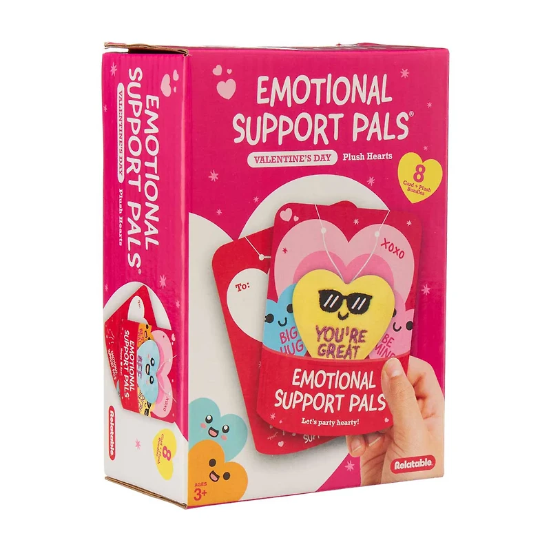 Emotional Support Pals Plush and Card Bundles, 8 ct