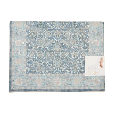 Jessica Simpson Blue Accent Runner, 24 in x 72 in