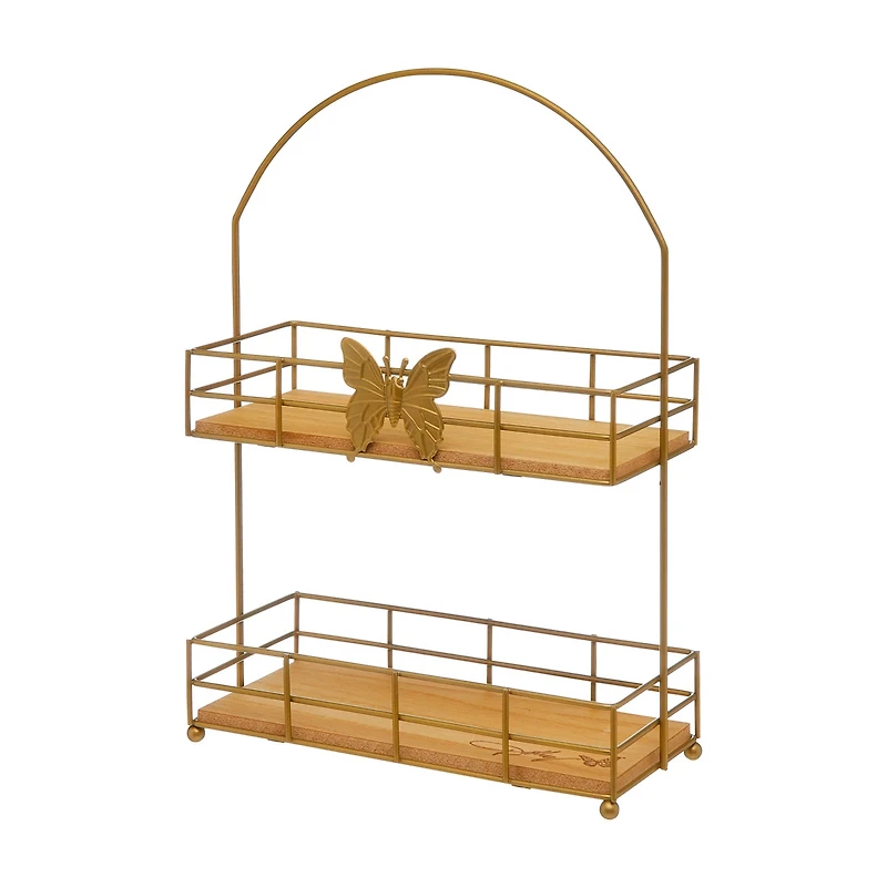Dolly Parton Spring Butterfly 2 Tier Serving Tray