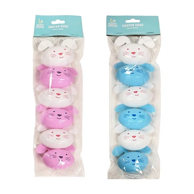 Easter Bunny Eggs, 6 pk, Assorted