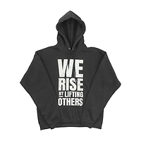 Black Paper Party "We Rise by Lifting Others" Men's Black Sweatshirt, X-Large