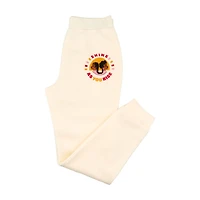 "Shine As You Rise" Black History Month Women's Cream Fleece Joggers, Medium