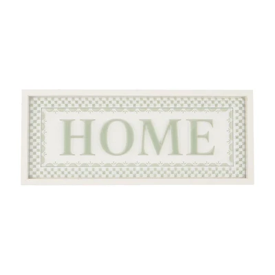 Framed "Home" Wall Art, 20x8 in