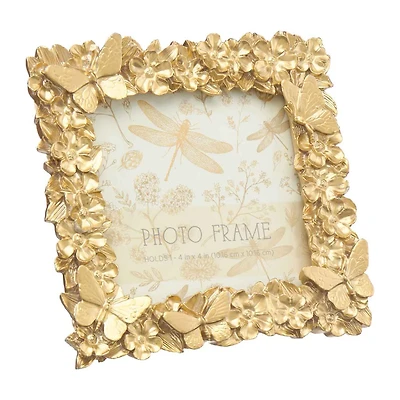 Gold Nature Picture Frame, 4x4 in