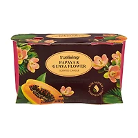 True Living Scented Candle, Papaya & Guava Flower, 2 ct, 6.8 oz