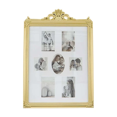 Gold 7-Picture Collage Wall Art