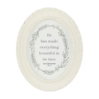 "Beautiful" Oval Wall Art