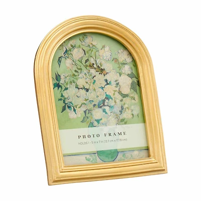 Gold Arch Picture Frame, 5x7 in