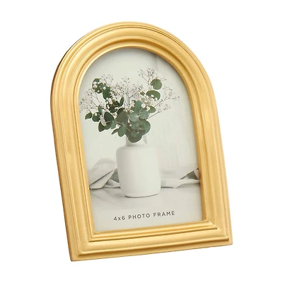 Gold Arch Picture Frame, 4x6 in